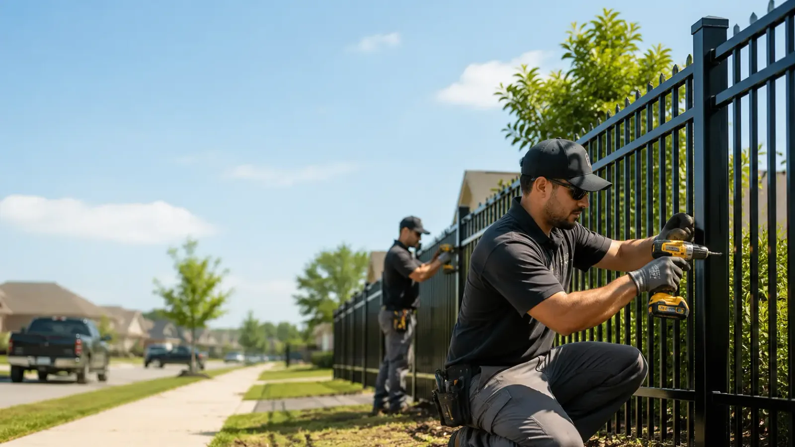 Metal Fence Installation in Channelview, TX